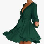 Emerold long sleeve dress Deep V Photo 1