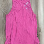 SoulCycle  Pink Embroidered Skull Tank Top Women’s Small Photo 0