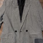 ZARA  Monochrome Checkered Blazer Photo 1