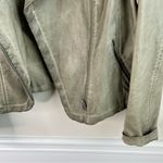Bagatelle  distressed faux leather‎ moto zip up jacket size large Photo 4