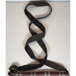 Panache  Leopard Print Cowhide Red Plaid Crossbody Bag Purse READ Photo 2