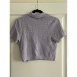 FP Beach Free People Beach Lavender Nolan Cropped Sweater Top Photo 1