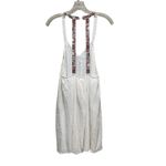 Hem & Thread  White Textured Midi Dress with Boho Straps Women’s Size Large Photo 7