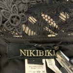 NIKIBIKI Womens Lace Sleeveless Zipped Dress Black Size L Photo 7