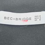 Bec & Bridge  Revolve Black cutout Dress Mini women's Dress size 4 Photo 4