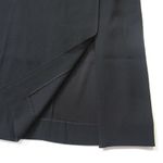 MM.LaFleur NWT Mulberry in Black Lightweight Crepe Slit Pencil Skirt 0 Photo 3