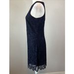 Aritzia Babaton Sleeveless Lace Dress Blue Size 2 Photo 3