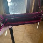 Charming Charlie NWT  Dark Pink Quilted Velvet Crossbody Purse Photo 7