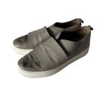 Vince Women's Platform Sneakers Size 9 Wallace Leather Gray Slip On Shoes Photo 9