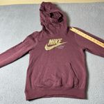 Nike  Hoodie‎ Womens XS Maroon Long Sleeve Pullover Soft Hoodie Photo 5