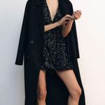 ZARA  dress mini Elegant Black Sequin Halter party cocktail night out evening date  Photo 16