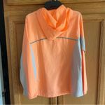 RBX Activewear for women Orange and Gray Hoodie Jacket front zip size large Photo 3