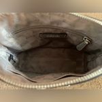 Michael Kors Authentic  Pale Jet Set Silver Saffiano Leather Large Dome Crossbody Photo 5