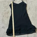 Lily Black Sheer Chiffon Ruffle Layered Dress Set 2 Piece Set Grunge Fairycore Size M Photo 6