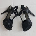 Guess Platform Sandals Stiletto Black Pumps Heels Shoe Size 9.5M Photo 7