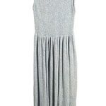 Alice + Olivia Sweater Dress Blue Sleeveless Maxi Skirt Metallic Sparkle Small Photo 0