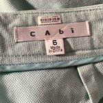 CAbi Jordan Almond Mint Green Twill Pencil Skirt. Worn Once, Like New Photo 6