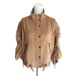 Veronica Beard - Paros Drawstring Jacket Women's Tan Jacket Sz S Photo 2