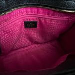 Kate Spade Bag Wellesley Dunham Satchel Tote Black Pink Leather Photo 5