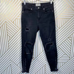 Free People About a Girl Ripped HighRise Crop Jean Photo 2