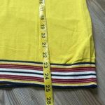 Talbots  sweater vest Yellow Striped trim Womens size XL Preppy Casual Knit Photo 6