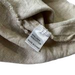 Princess Polly Beige Linen Blend Wrap Around Romper Women Size 4 | 31-29 Photo 3