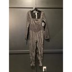 Victoria's Secret Victoria Secret Long-Sleeve Square Neck onsie jumpsuit Pure Black Blind XXL NWT Photo 2