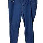 Ava & Viv High Rise Flare Dark Wash Blue Jeans Size 20 Stretch Denim Photo 0