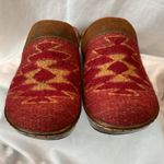 Born Shoes NWOT Born Bandy Red, yellow, and orange platform slip ons/clogs SIZE 6 Photo 2