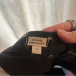 Madewell High-Rise Denim Shorts Lunar Wash Black Dark Gray Raw Hem NEW Size 28 Photo 3