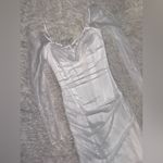 House Of CB NWOT  'Katarina' White Corset Long Sleeves Maxi Dress sz S plus cup Photo 5