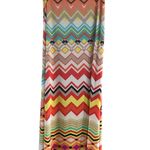 Maxi Skirt Multicolor Zigzag Size Medium Gold Photo 5