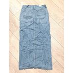 Old Navy  Womens Denim Jean Slim Maxi Skirt Blue Size 0 XS Front Slit NWT NEW Photo 2