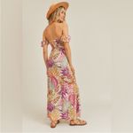 Lush Clothing NWOT Lush Off Shoulder Floral Print Maxi Dress size small Photo 2