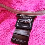 The North Face  Fuzzy Pink Bright Medium Zipper Sweater Long Sleeve Winter Warm M Photo 11