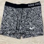 Nike Black and White Zebra Print Pro Shirts Photo 1