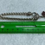 Silver Color Bracelet Elephant Charm Red Rhinestone Alabama Crimson Tide Fan Photo 8