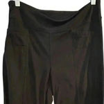 Athleta  Women's Black Yoga Pants Leggings Size M High-Waist Stretch Photo 3