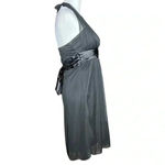 Vintage Y2K Black Halter Hoco Cocktail Dress. Whimsigoth Fairy Sparkle. Small. Photo 4