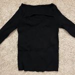 Black Sweater W Cut Out Size M Photo 0