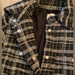 H&M Oversized Jacquard Weave Shirt Jacket Size XS Photo 5