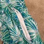 CeCe  Vacation Off The Shoulder Maxi Slits Palm Tree Beach Women Dress Size 6 Photo 10