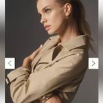 Anthropologie Mare Mare x Anthropology Tan Trench Coat Dress Photo 5