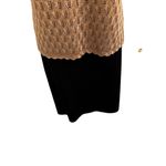 St. John Collection Shell & Skirt Santana Knit Wool Blend Classic Black & Gold L Photo 3