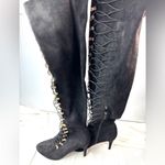 Beautiful 10 TALL Over the Knee Chic Black Lace Photo 2