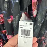 Trixxi Mini Dress XXL Black Floral Chiffon Cottagecore Romantic Fairy Whimsigoth Photo 2