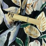 Maje Womens Jungle Print Top Blouse Size 1 Small Smock Balloon Sleeve Peasant Photo 9