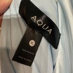 AQUA Light Blue Shoulder Asymmetric Midi Dress Sz XL NWT Photo 4