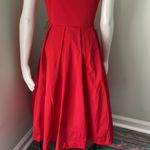 J.Crew Red Spaghetti Strap Dress (missing black Velvet Sash) NEW Photo 9
