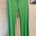 Dolls Kill Baby blue & lime velour crop top and track pants hoodie set•new without tag• Photo 3